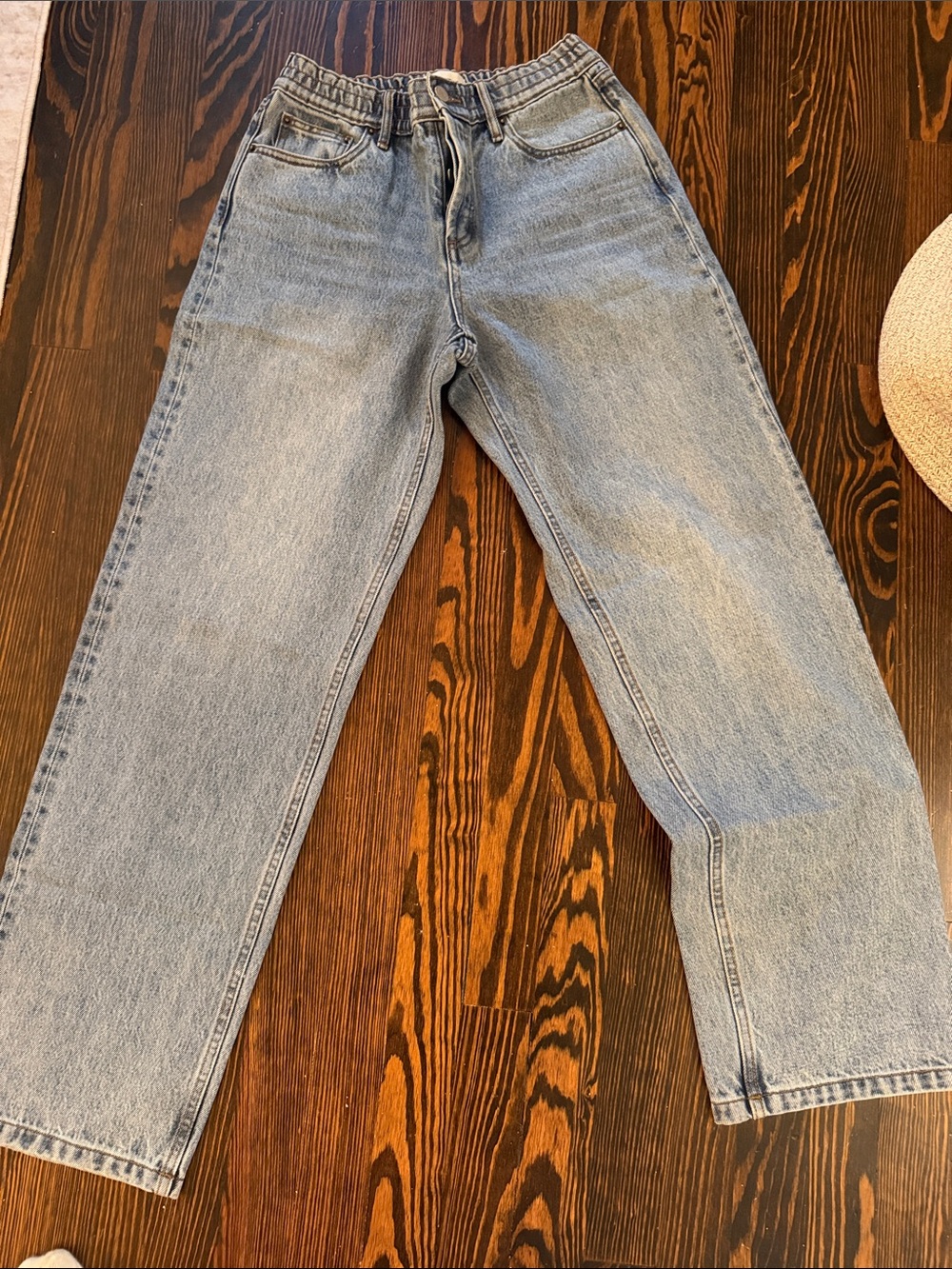 Wide Leg Light Blue Women's Jeans